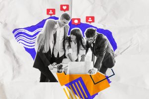 social-media-concept-composition